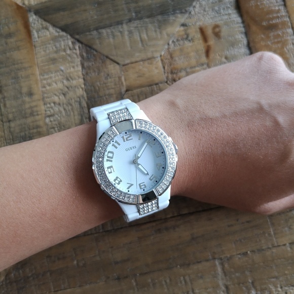 White Guess Watch - Picture 2 of 2